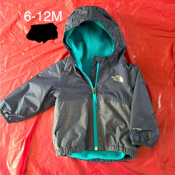 The North Face Infant Jacket - Navy and Teal - Picture 1 of 1